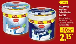 Lidl MILBONA Joghurt Griechischer Art XXL Angebot