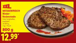 Lidl METZGERFRISCH Rinder- Keulensteaks Angebot