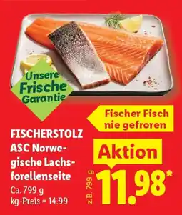 Lidl FISCHERSTOLZ ASC Norwegische Lachsforellenseite Angebot