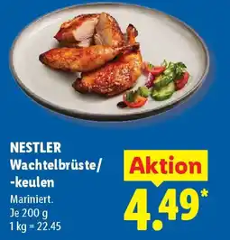 Lidl NESTLER Wachtelbrüste/ -keulen Angebot