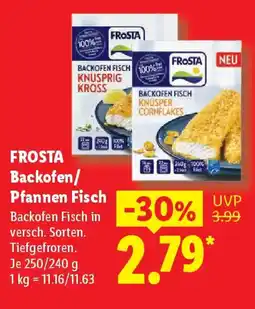Lidl FROSTA Backofen/ Pfannen Fisch Angebot