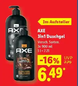 Lidl AXE 3in1 Duschgel Angebot