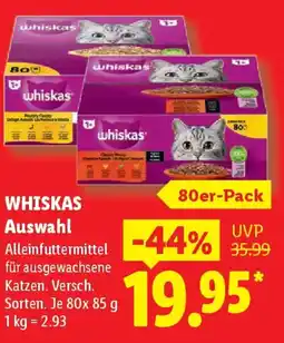 Lidl WHISKAS Auswahl Angebot