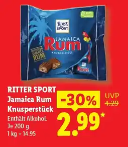 Lidl RITTER SPORT Jamaica Rum Knusperstück Angebot