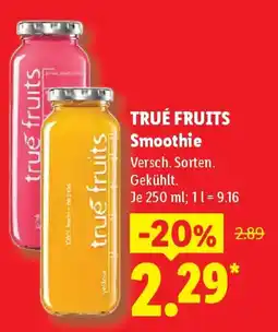 Lidl TRUÉ FRUITS Smoothie Angebot
