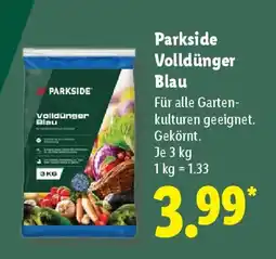 Lidl Parkside Volldünger Blau Angebot
