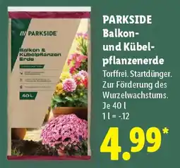 Lidl PARKSIDE Balkon- und Kübelpflanzenerde Angebot