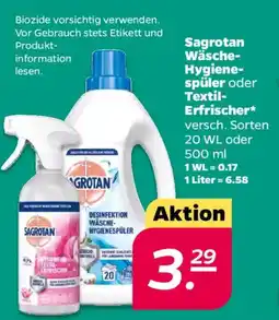 NETTO Sagrotan Wäsche- Hygienespüler oder Textil Erfrischer Angebot