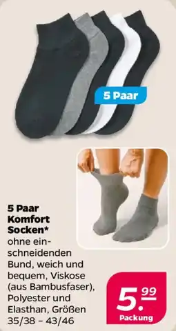 NETTO 5 Paar Komfort 5 Paar Komfort Socken* Angebot