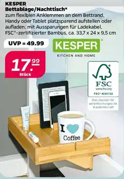 NETTO KESPER Bettablage/Nachttisch Angebot