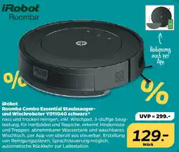 NETTO iRobot Roomba Combo Essential Staubsauger- und Wischroboter Y011040 schwarz Angebot