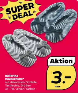 Netto Ballerina Hausschuhe Angebot