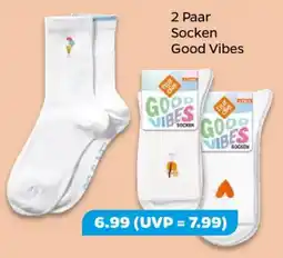 NETTO Nur die socken good vibes Angebot