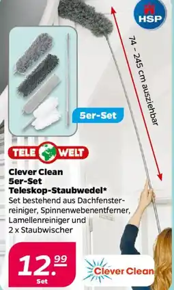 NETTO Clever Clean Teleskop-Staubwedel Angebot
