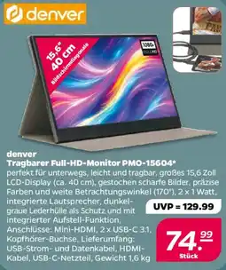 NETTO denver Tragbarer Full-HD-Monitor PMO-15604 Angebot