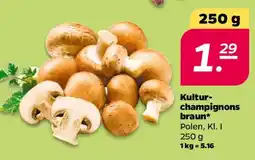 NETTO Kultur champignons braun Angebot