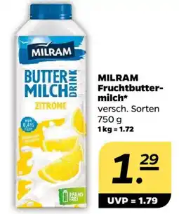NETTO MILRAM Fruchtbuttermilch Angebot