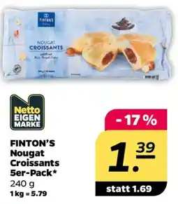 NETTO FINTON'S Nougat Croissants Angebot
