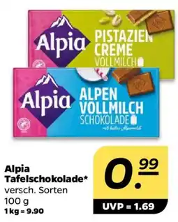 NETTO Alpia Tafelschokolade Angebot