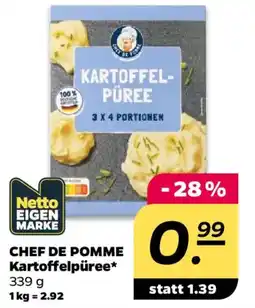 NETTO CHEF DE POMME Kartoffelpüree Angebot