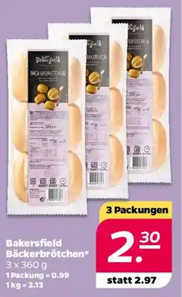 NETTO Bakersfield Bäckerbrötchen Angebot