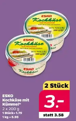 NETTO ESKO Kochkäse mit Kümmel Angebot