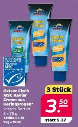 NETTO Ostsee Fisch MSC Kaviar Creme aus Heringsrogen Angebot
