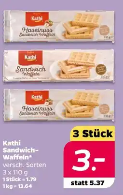 NETTO Kathi Sandwich Waffeln Angebot