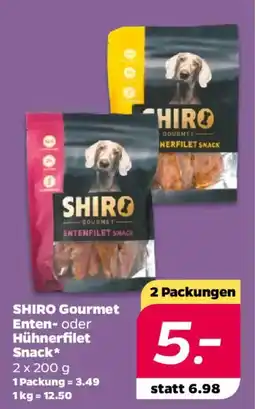 NETTO SHIRO Gourmet Enten- oder Hühnerfilet Snack Angebot