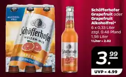 NETTO Schöfferhofer Grapefruit oder Grapefruit Alkoholfrei Angebot