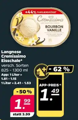 NETTO Langnese Cremissimo Eisschale Angebot