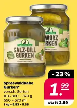 NETTO Spreewald Rabe Gurken Angebot