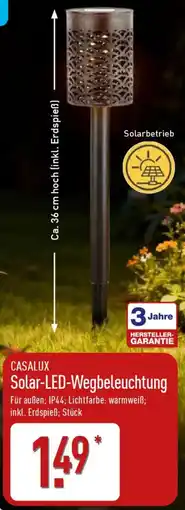 Aldi Nord CASALUX Solar-LED-Wegbeleuchtung Angebot