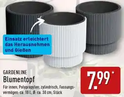 Aldi Nord GARDENLINE Blumentopf Angebot