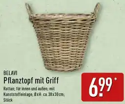 Aldi Nord BELAVI Pflanztopf mit Griff Angebot