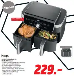 MediaMarkt NINJA DZ901EU DualZone XL Heißluftfritteuse Angebot