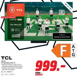 MediaMarkt TCL 75C7K 75" QD-Mini-LED TV Angebot