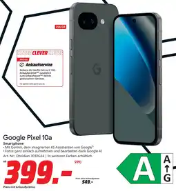 MediaMarkt Google Pixel 10a Smartphone Angebot