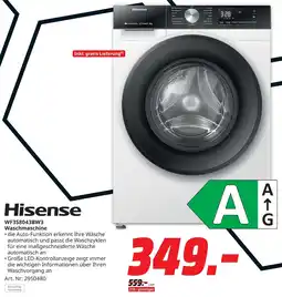 MediaMarkt Hisense WF3S8043BW3 Waschmaschine Angebot