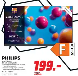 MediaMarkt PHILIPS 32 PFS 6900/12 32" LED Ambilight TV Angebot