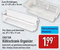 Aldi Nord CROFTON Kühlschrank-Organizer Angebot