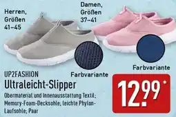 Aldi Nord UP2FASHION Ultraleicht-Slipper Angebot