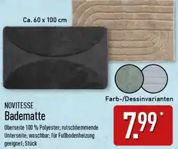 Aldi Nord NOVITESSE Badematte Angebot