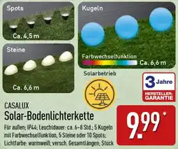Aldi Nord CASALUX Solar-Bodenlichterkette Angebot