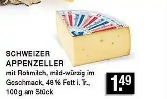 Edeka Zurheide Schweizer Appenzeller Angebot