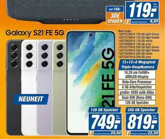 HEM Expert Samsung Galaxy S21 Fe 5g Angebot