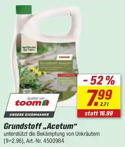 toom Baumarkt Grundstoff ,,Acetum" Angebot