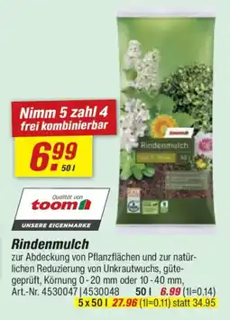toom Baumarkt Rindenmulch Angebot
