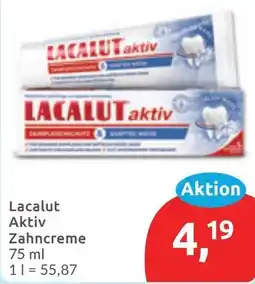 Budni Lacalut Aktiv Zahncreme Angebot