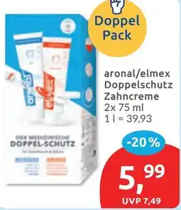 Budni aronal/elmex Doppelschutz Zahncreme Angebot